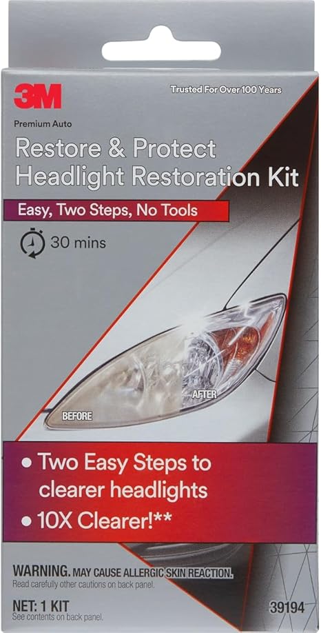 3M Auto Restore and Protect Headlight Restoration Kit