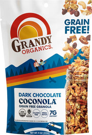 Grandyoats Organic Granola, Chocolate Chunk Coconola, 9 Oz