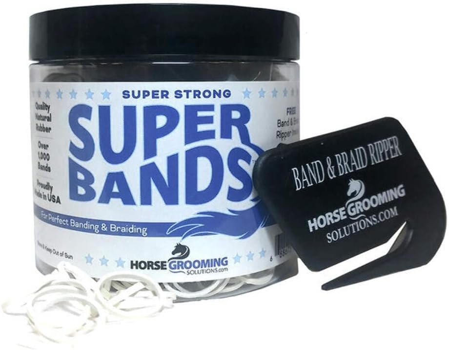 Healthy Haircare Product-Super Bands- Black 1/4 Pound