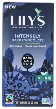 Lilys Chocolate Stevia Sweetened Dark Chocolate, 2.8 OZ
