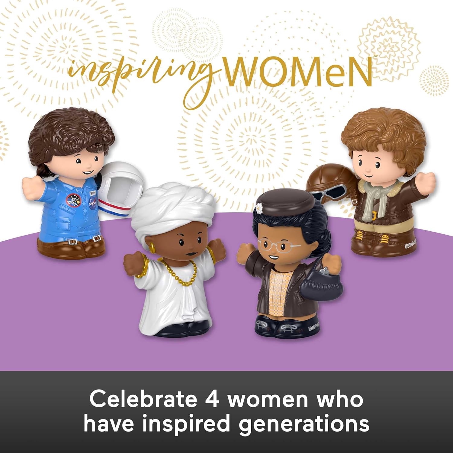 Little People Collector Inspiring Women, special edition figure set featuring 4 trailblazing women from American history