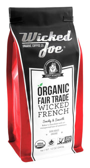 Wicked Joe Coffee Wicked French Ground, 12 oz, Red