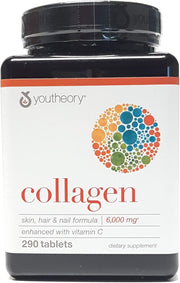 Youtheory Collagen Advanced Formula Type 1,2,3 290 ct (Pack of 3)