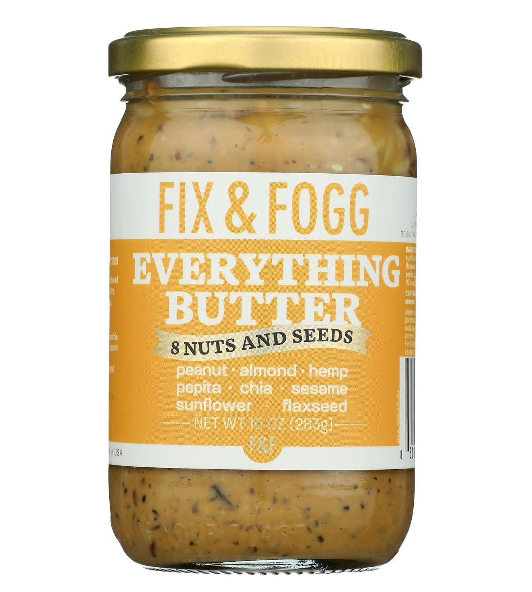 Fix & Fogg Everything Butter, Non GMO, Vegan, 10 Ounces (Pack Of 6)