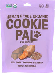 CookiePal Organic Sweet Potato Flaxseed Dog Treats, 10 OZ