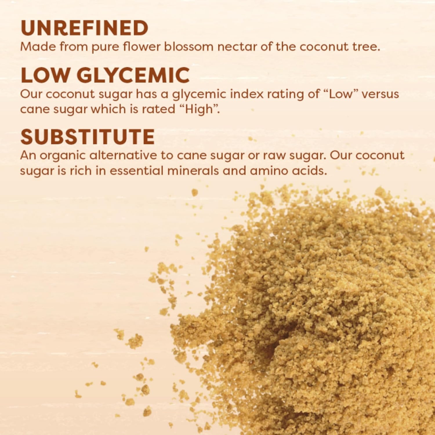 Big Tree Farms Organic Golden Coconut Sugar - Coconut Palm Sugar, Unrefined, Fine Crystals, Cane Sugar Replacement, Coconut Blossom Nectar, Vegan, Perfect for Baking - 1 Pound (Pack of 1)